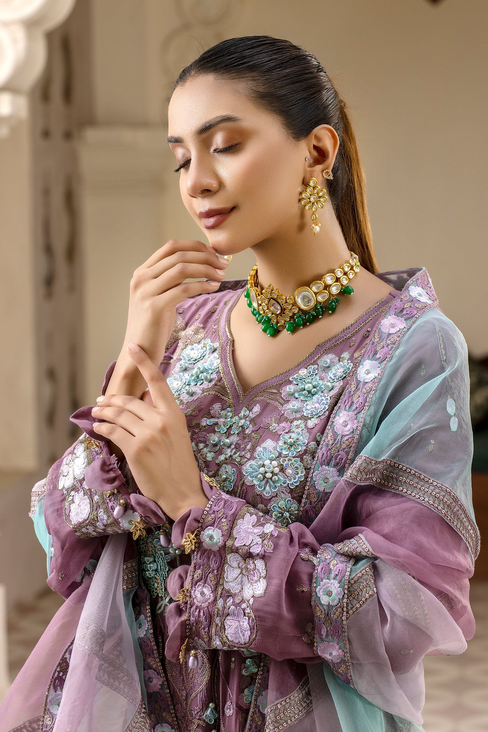  Formal Sharara Dress