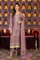 2-Piece Dhanak Suit with Embroidery