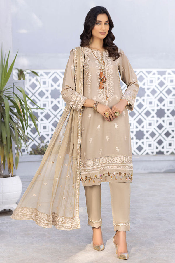 Beige Lawn Dress