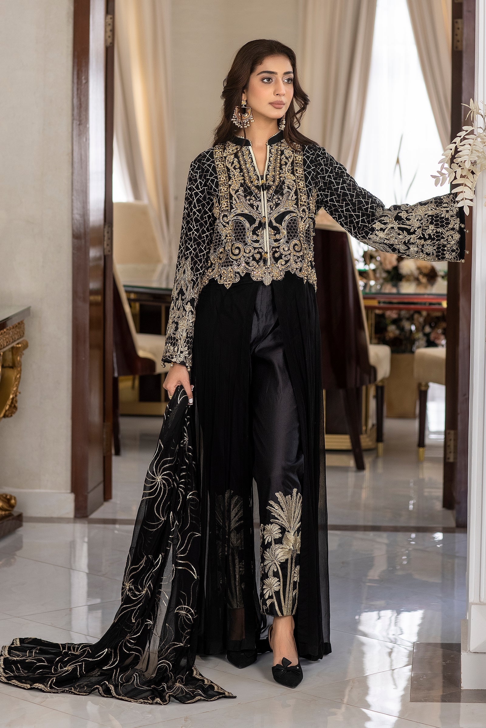 Black Chiffon Dress