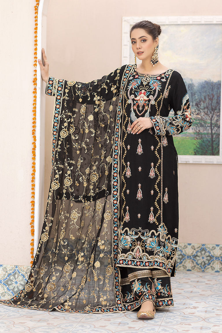 Black Chiffon Dress USA