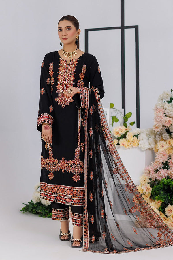 Black Chiffon Formal Dress
