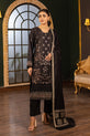 Black Dhanak 3-Piece Suit