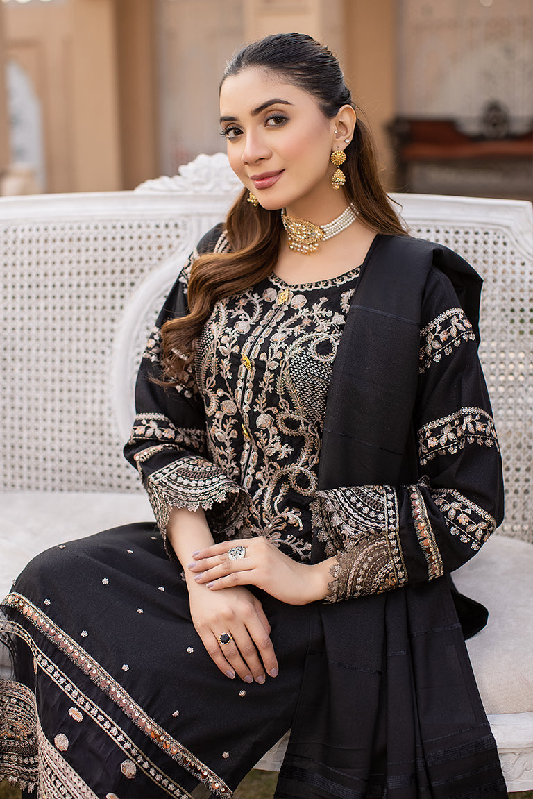 Black Dhanak Suit