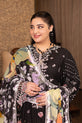 Black Embroidered Casual Dress