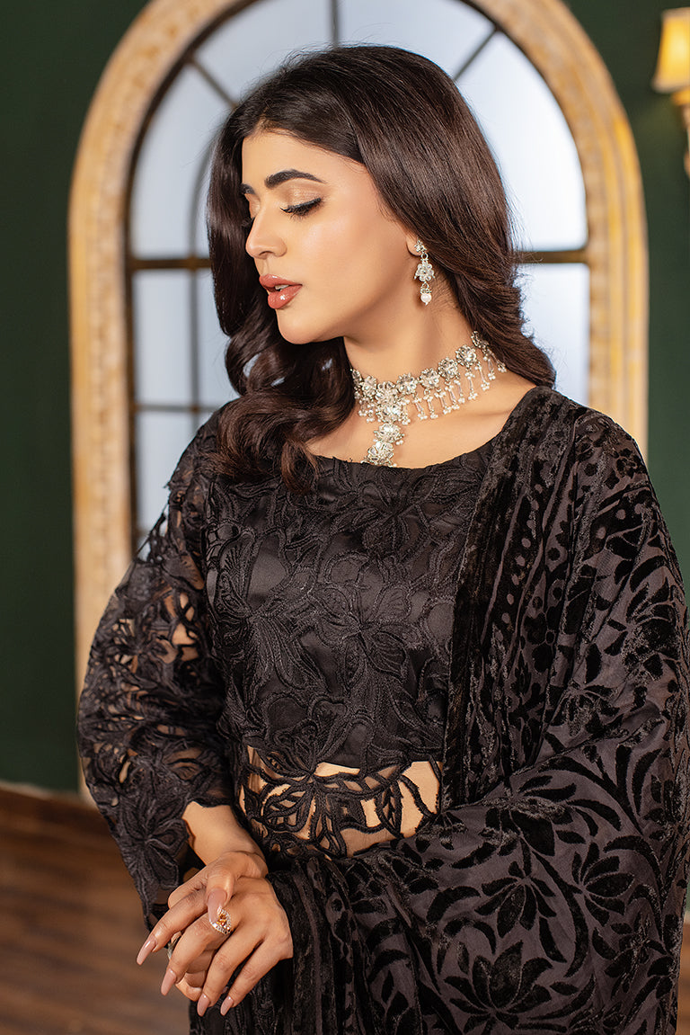 Black Pakistani Eid Dress