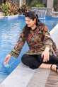 Black Pakistani Plus Size Dress