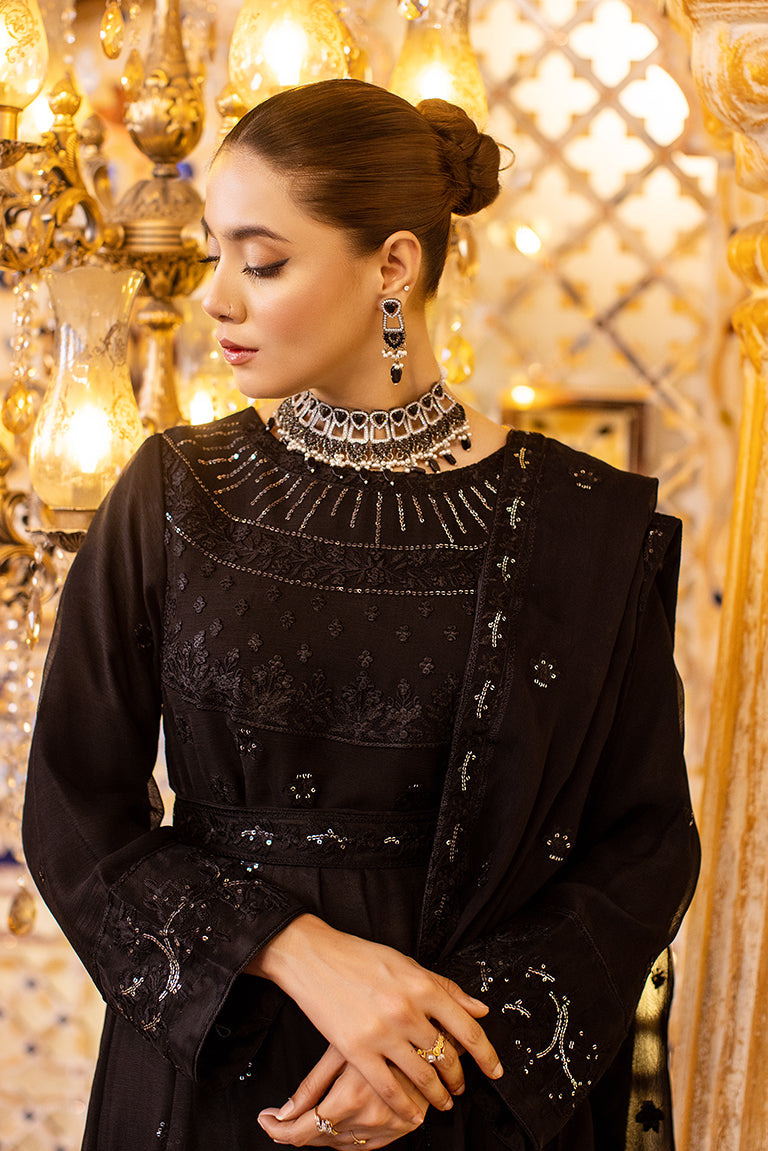 Black formal wedding dress
