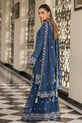 Blue Chiffon Embroidered Sharara 