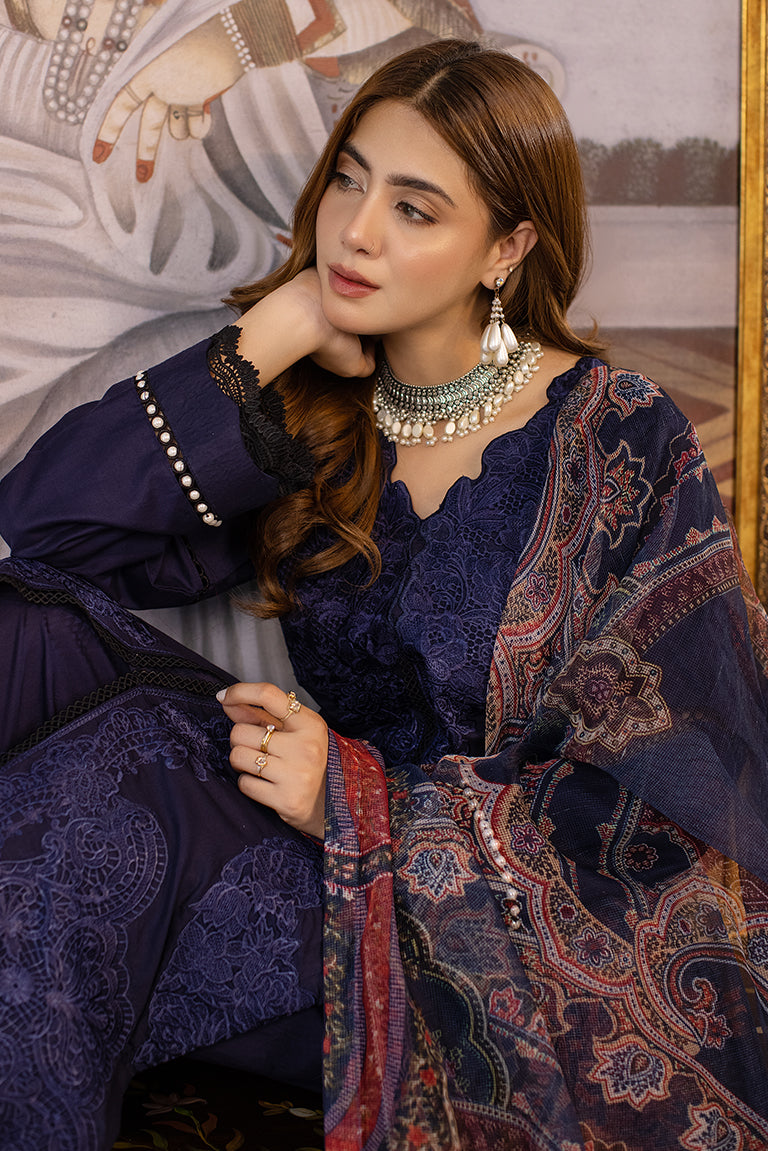 Blue Dress For Winter 