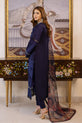 Blue Pakistani Winter Dress
