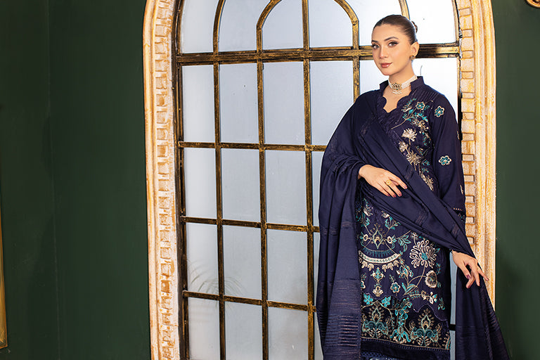 Blue Plus Size Dress For Women
