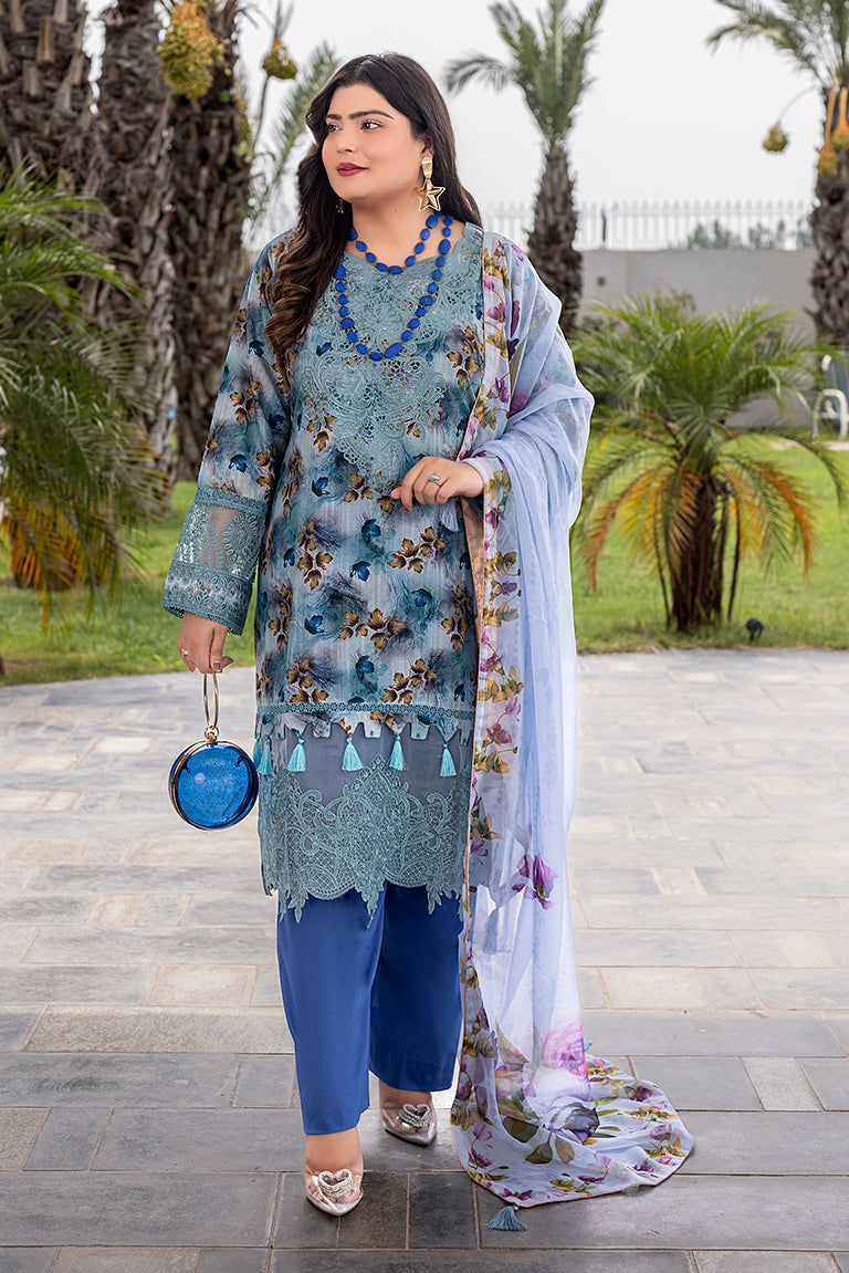 Blue Semi Formal Dress USA