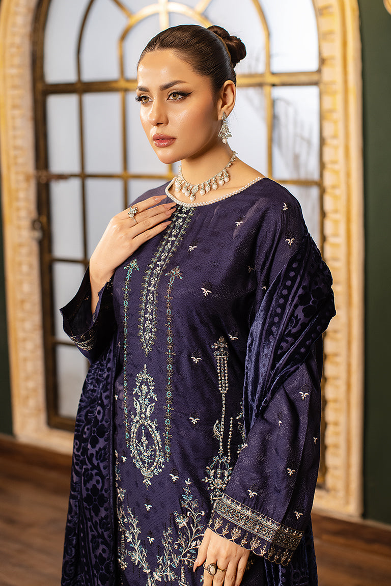Blue Viscose Suit 