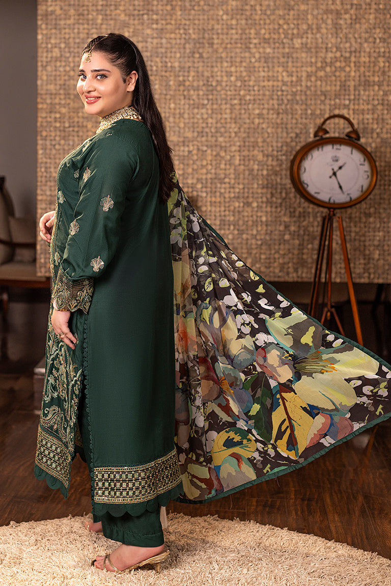 Bottle Green Plus Size Dress 