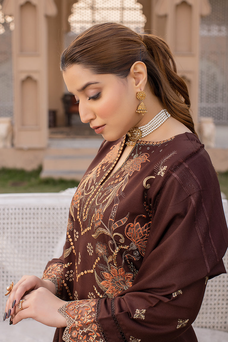 Chocolate Brown Dress For Eid  USA