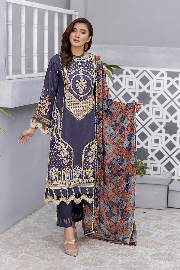 Dark Blue Linen Dress