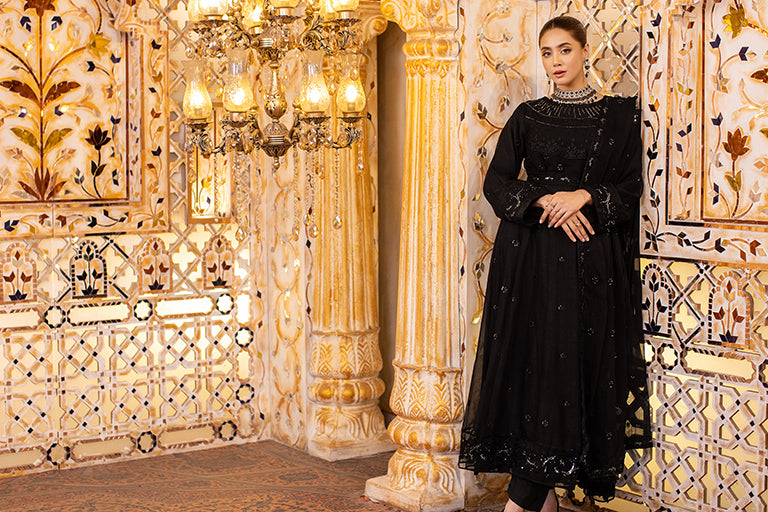Embroidered Net Dress USA