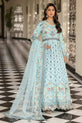 Embroidered Organza Maxi Dress