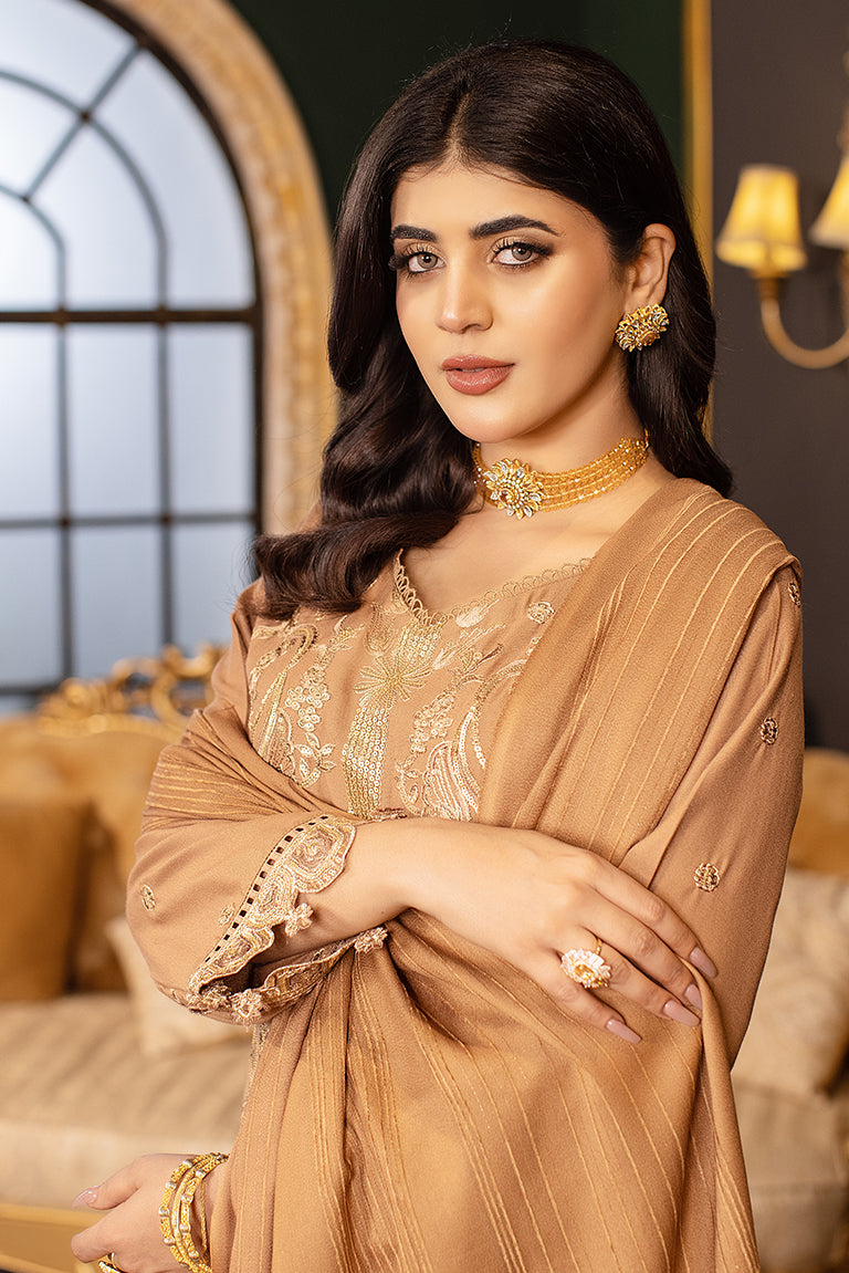 Embroidered Viscose Suit USA