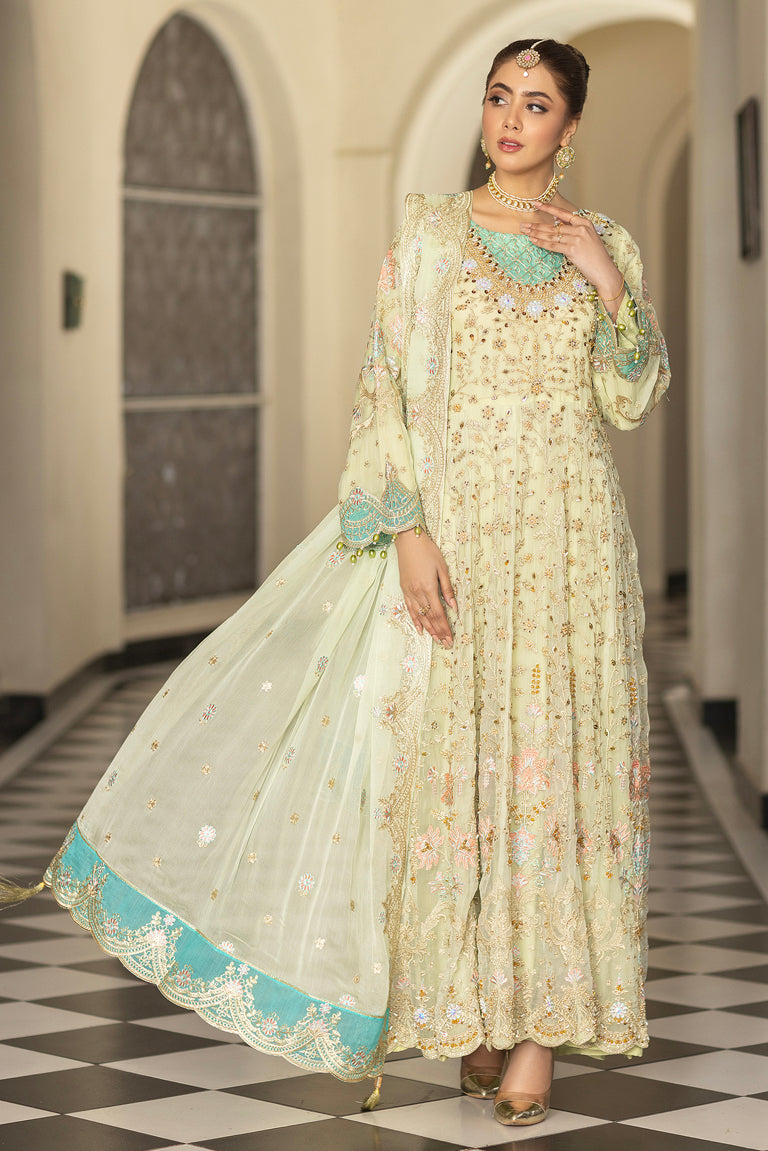 Embroidered Wedding Dress