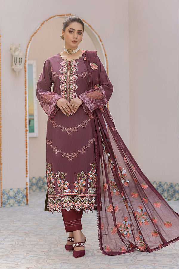 Embroidery Lawn Dress