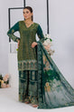 Green Chiffon Sharara Dress