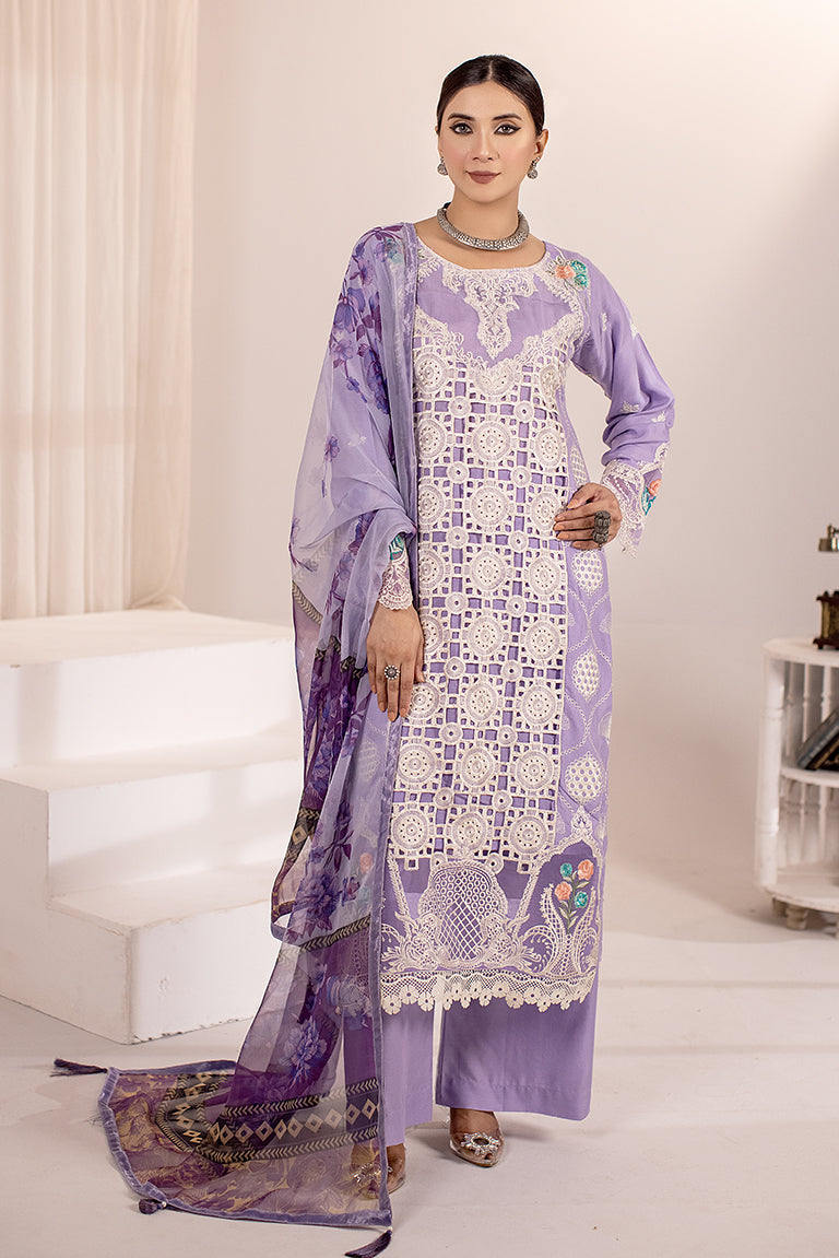 Lavender Linen Dress