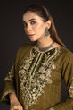 Mehndi color readymade dress