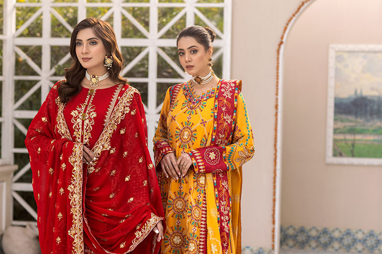 Pakistani Chiffon Dresses USA