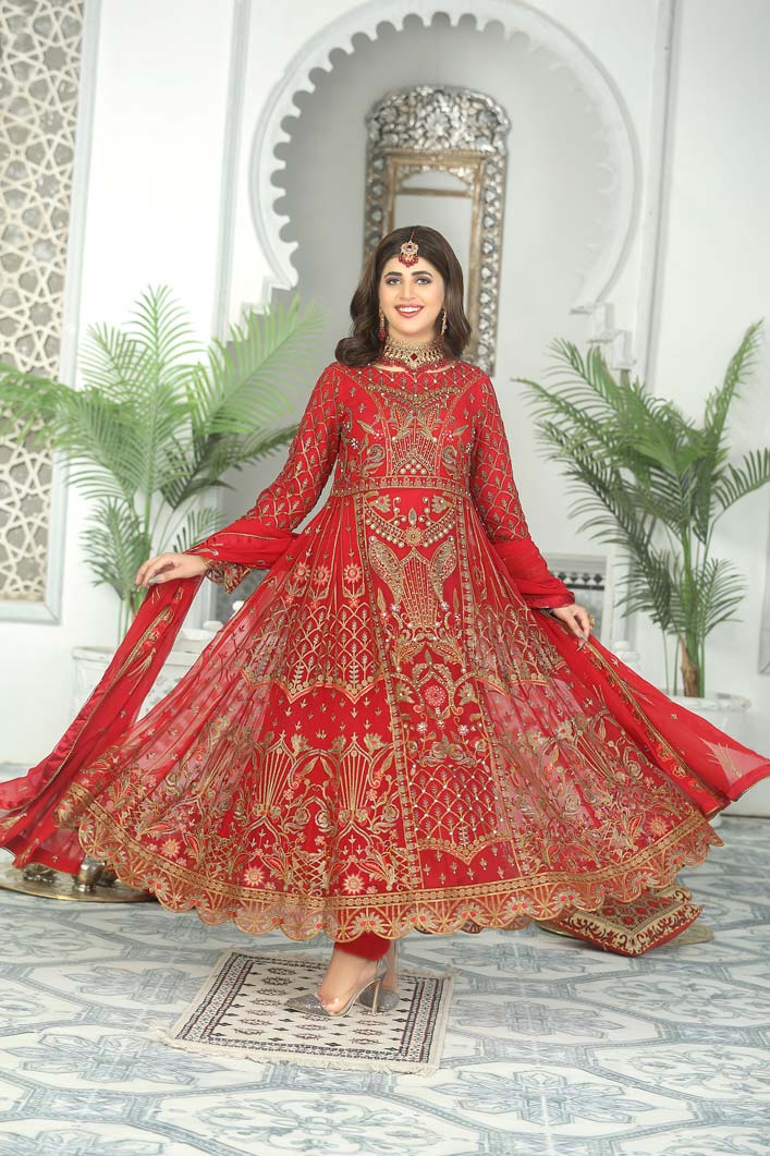 Pakistani Chiffon Dress USA