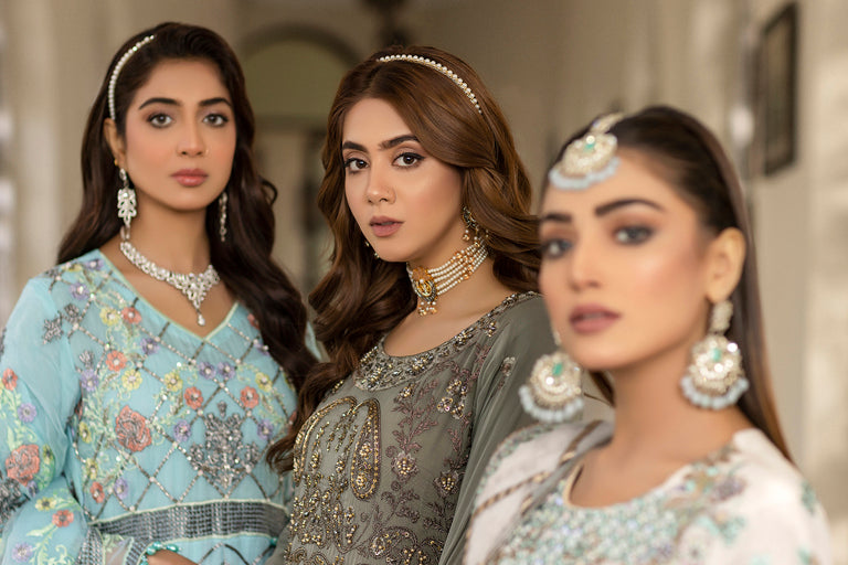 Pakistani Chiffon Dresses USA