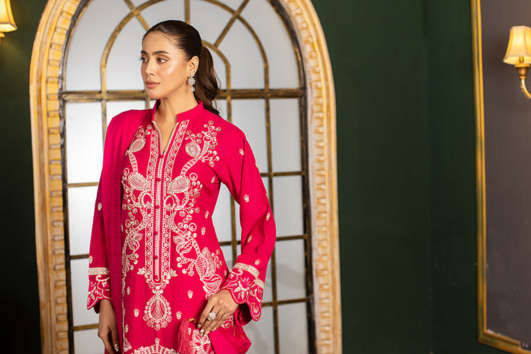 Pakistani Designer Pink Dress