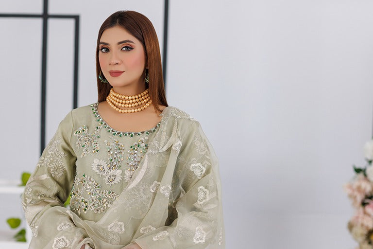 Pastel Green Dress For Women
