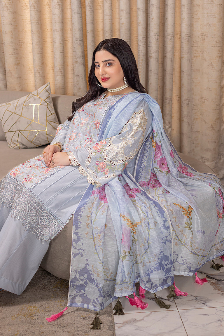 Pastel Pakistani Plus Size Dress