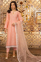 Peach Embroidered Dress USA