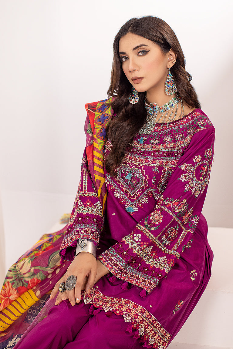Purple Cotton Dress USA