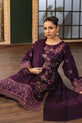 Purple Semi-Formal Dhanak Suit USA