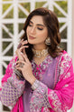 Purple and Pink Chiffon Sharara Dress USA