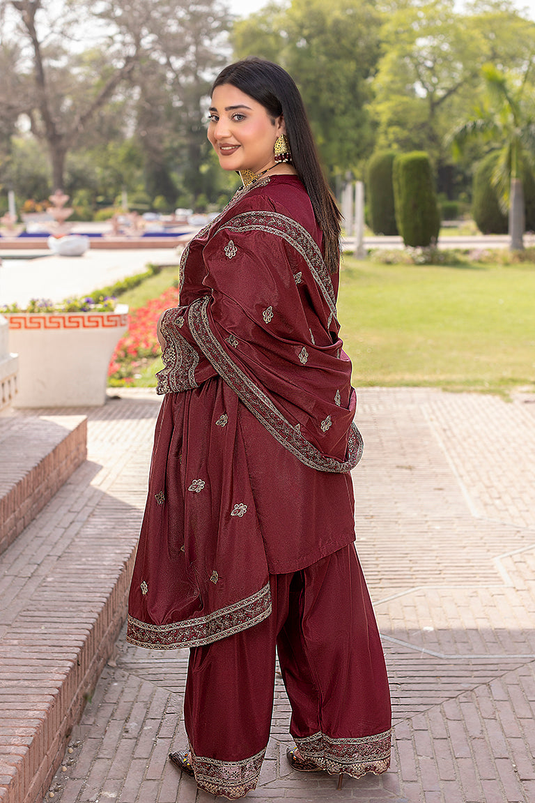 Raw Silk Dress For Women