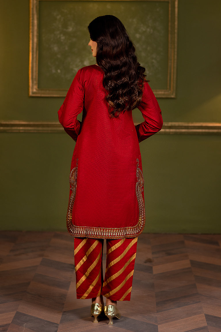 Red Cotton Dress USA
