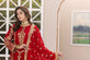 Red and Gold Embroidered Dress