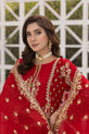 Red and Gold Embroidered Formal Dress USA