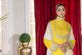 White and Yellow Chiffon Dress USA
