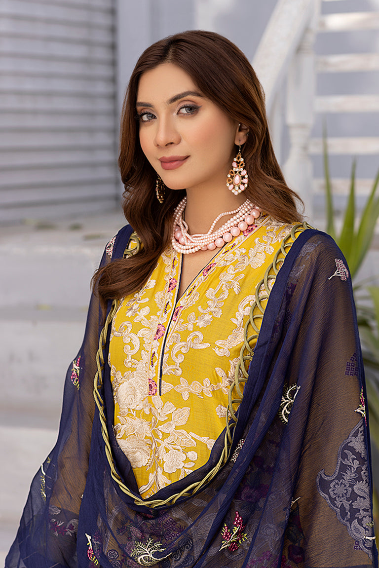 Yellow Lawn Dress