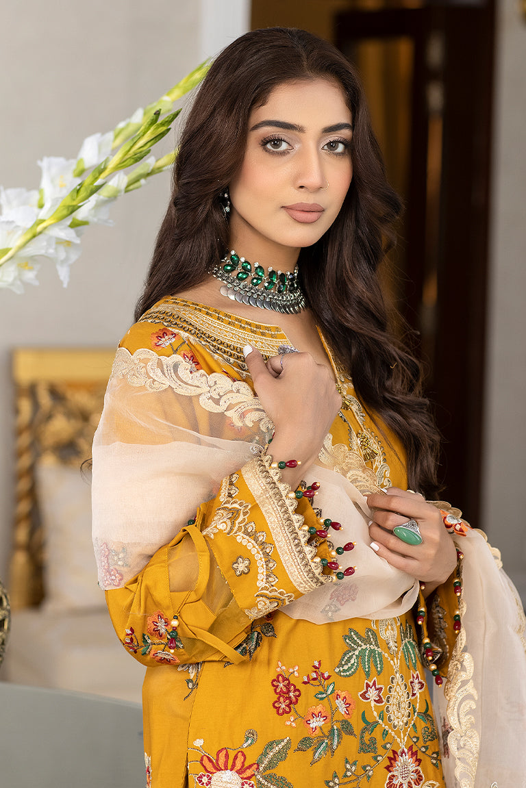 Yellow Mehndi Dress Pakistani USA