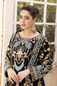 black chiffon embroidered dress usa