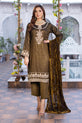 embroidered Banarsi dress