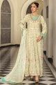 embroidered chiffon wedding dress