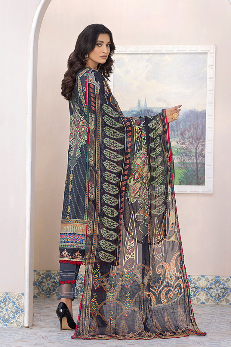 embroidered luxury lawn suit
